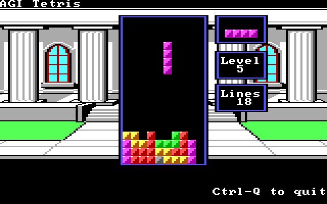 AGI Tetris gameplay screenshot 6