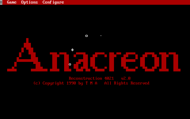 Anacreon: Reconstruction 4021 gameplay screenshot 1