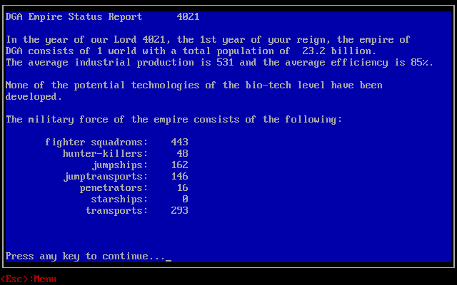 Anacreon: Reconstruction 4021 gameplay screenshot 3