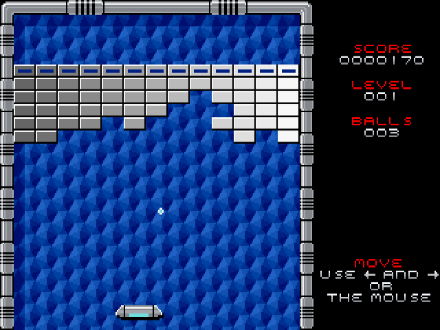 Arkanoid (Eclipse Goodies) gameplay screenshot 2