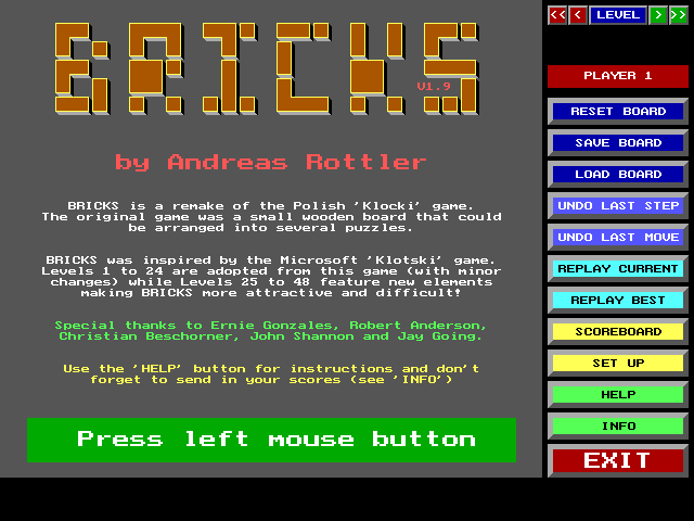 Bricks gameplay screenshot 1