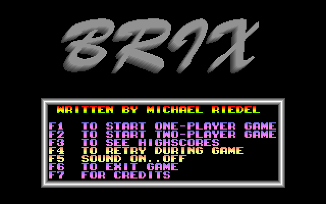 Brix gameplay screenshot 1
