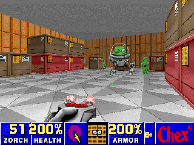 Chex Quest gameplay screenshot 2