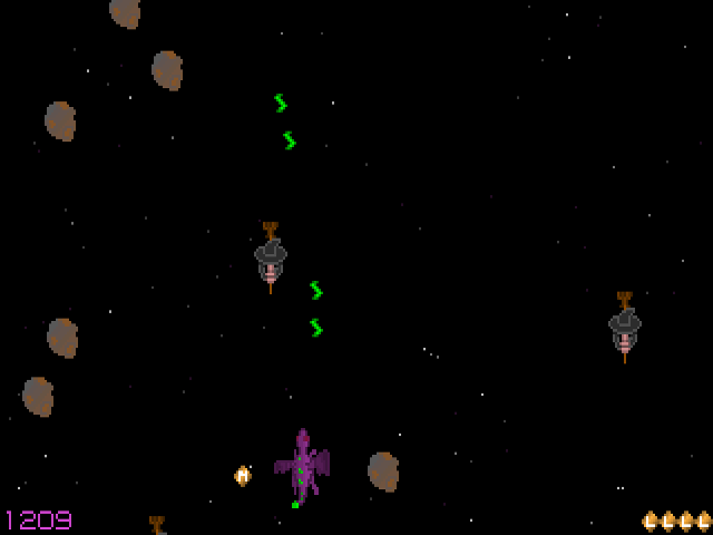 Cosmo Dragon gameplay screenshot 2