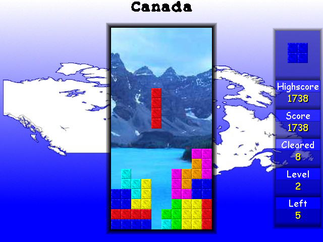 CRTetris gameplay screenshot 3