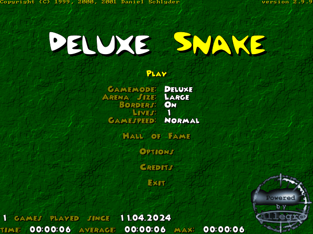 Deluxe Snake gameplay screenshot 1