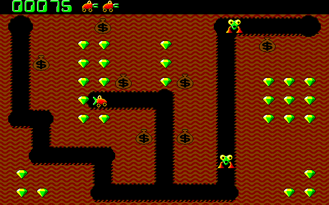Digger Remastered gameplay screenshot 2