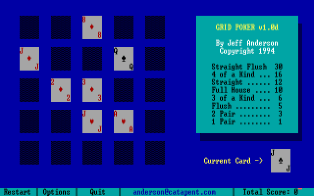 Grid Poker gameplay screenshot 1