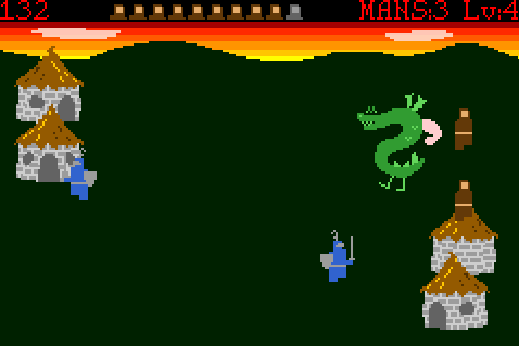 Trogdor for Game Boy Advance gameplay screenshot 2