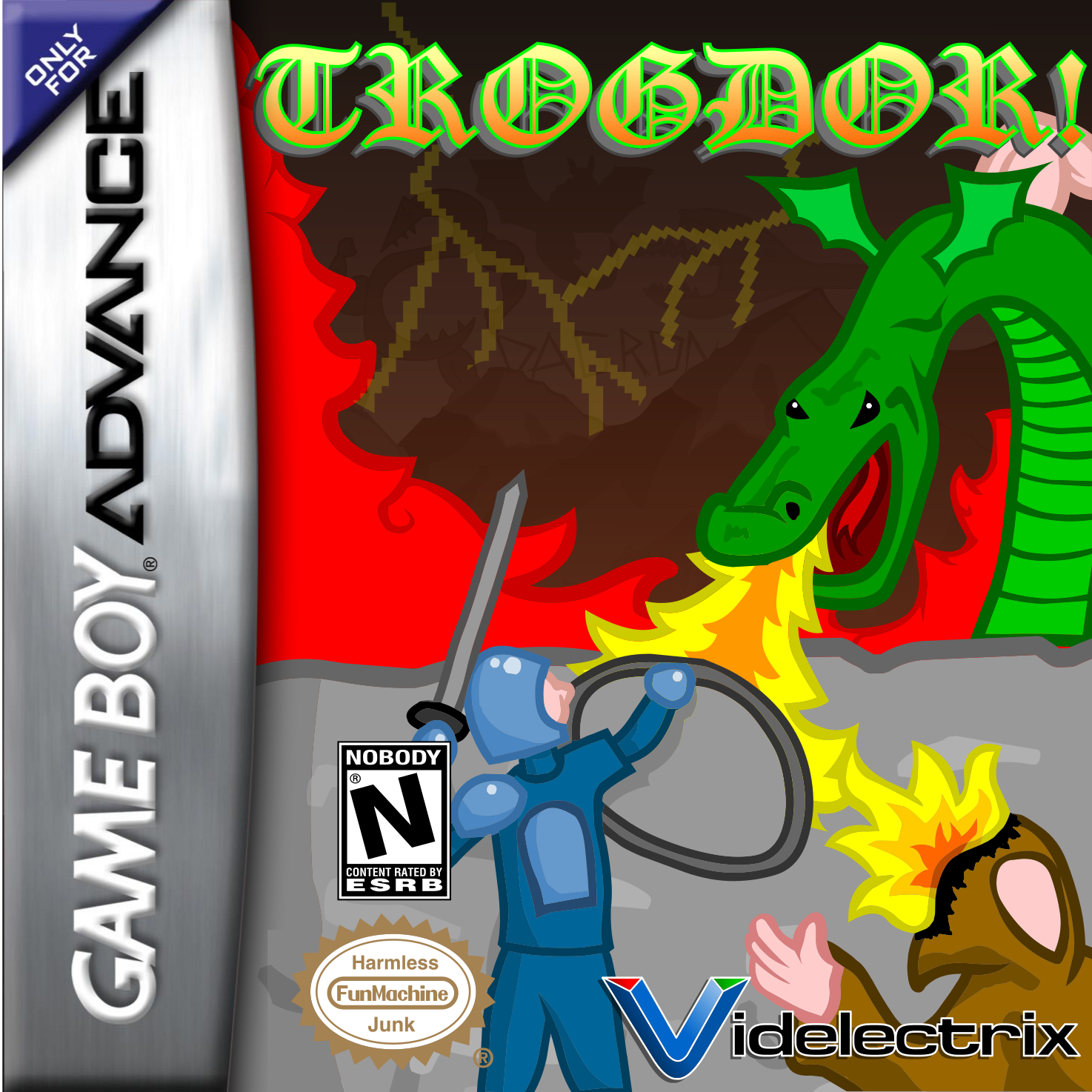 Trogdor for Game Boy Advance gameplay screenshot 1