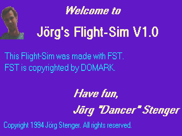 Joerg's Flight-Sim gameplay screenshot 1