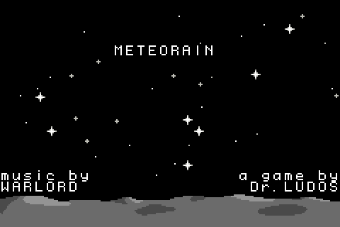 MeteoRain (GBA Jam 2021) gameplay screenshot 1