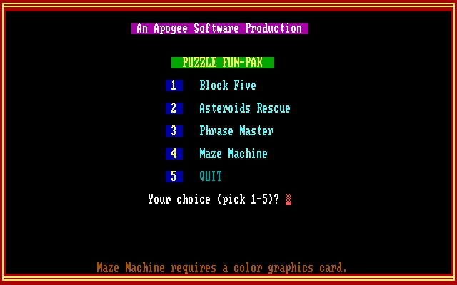 Puzzle Fun-Pak gameplay screenshot 1