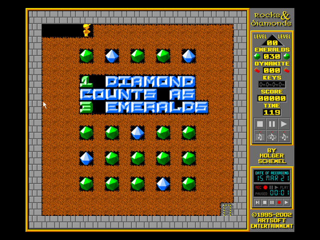 Rocks 'N' Diamonds gameplay screenshot 3