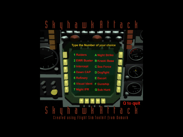 Skyhawk Attack gameplay screenshot 1