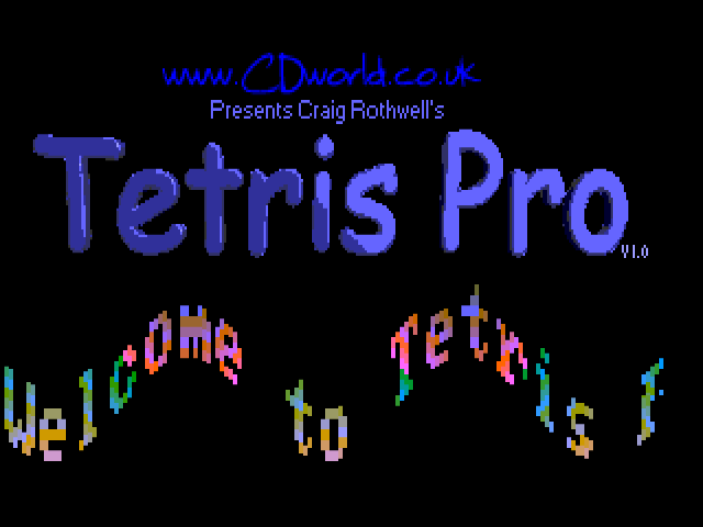 Tetris Pro (Craig Rothwell) gameplay screenshot 1